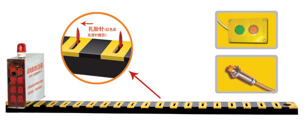 泰来县V3嵌入式闯岗自动扎胎器/阻车器